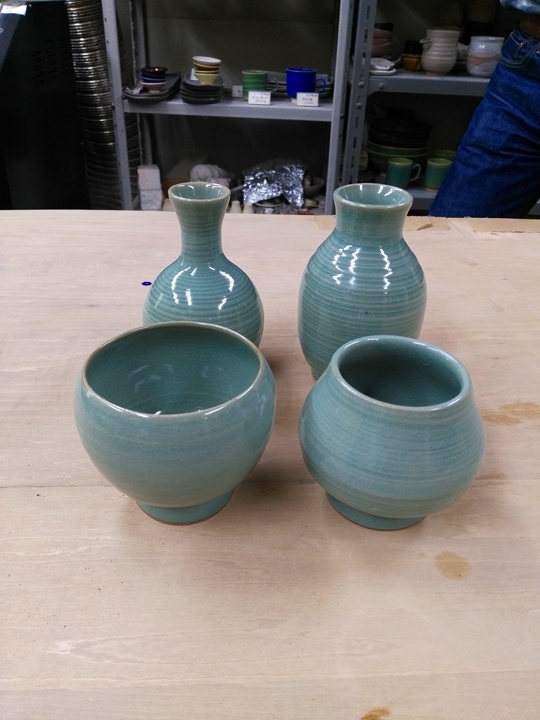 韓国での陶芸体験の作品